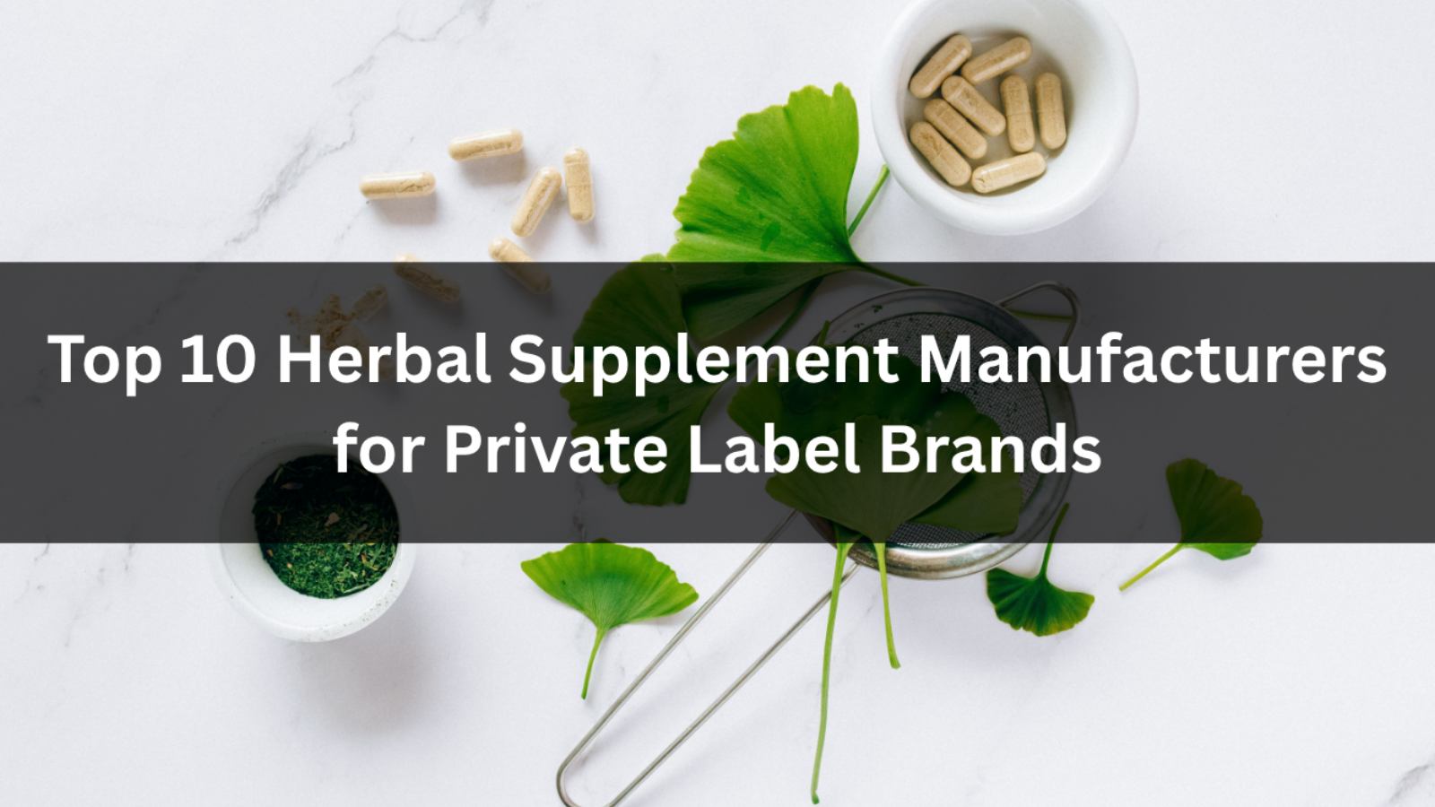 Top 10 Herbal Supplement Manufacturers for Private Label Brands in 2026